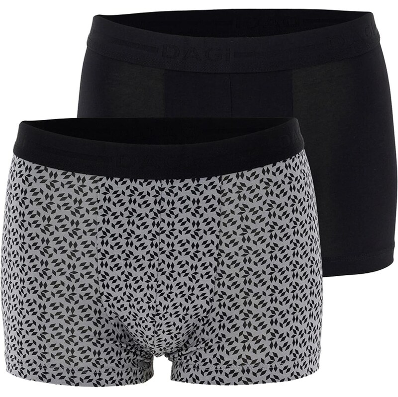 Dagi Boxerky svetlosivá / čierna 68636832