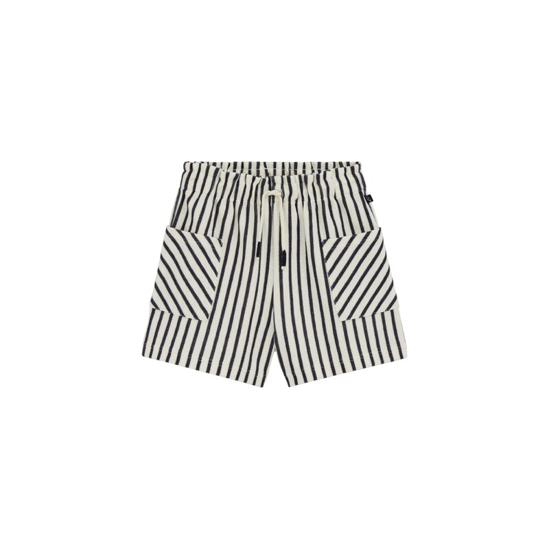 WE Fashion Nohavice tmavomodrá / šedobiela 68637107