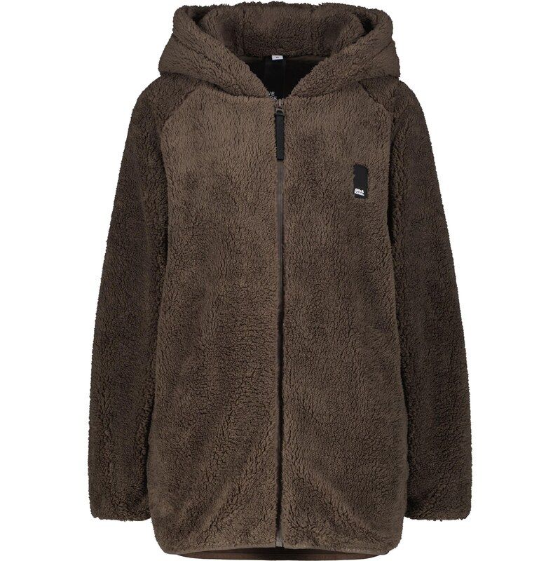 alife & kickin Flisová bunda DominiqueAK T hnedá / čierna / biela 68642536