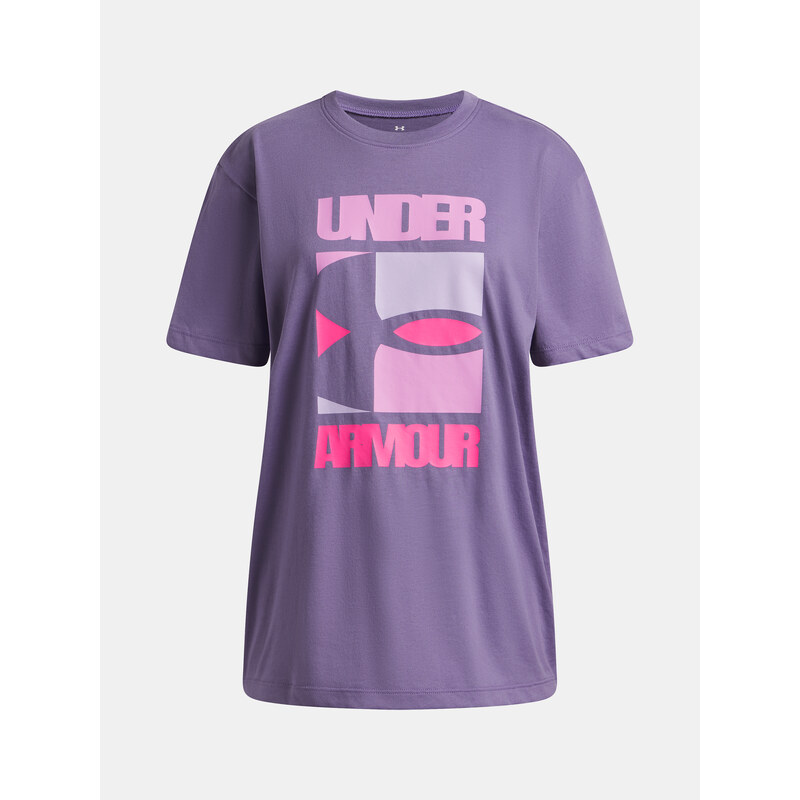 E-shop Dievčenské tričko Under Armour UA G BLOCK LOGO