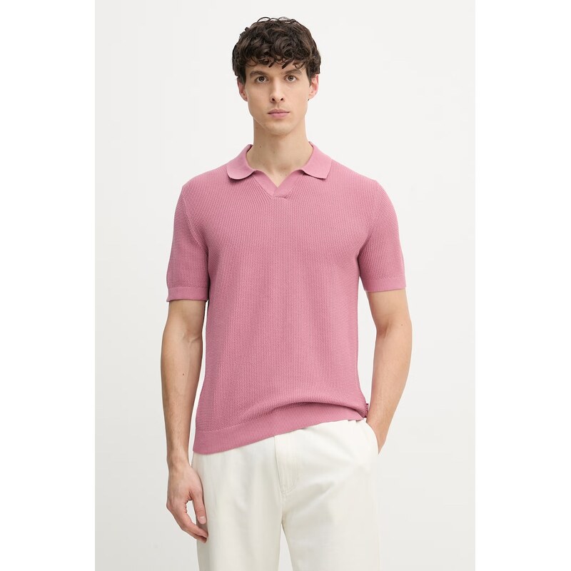 Joop! úpletové polo tričko pánske bavlnené 68600246