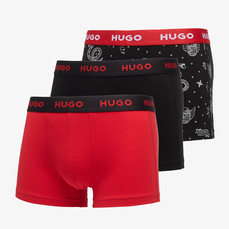 Trenírky Hugo Boss Trunk 3-Pack Design Multicolor XL 68656568