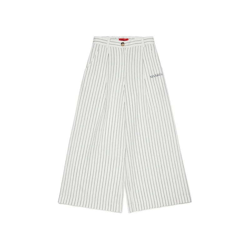 Max&Co. nohavice detské s viskózou MAXP47F TROUSERS 68494137
