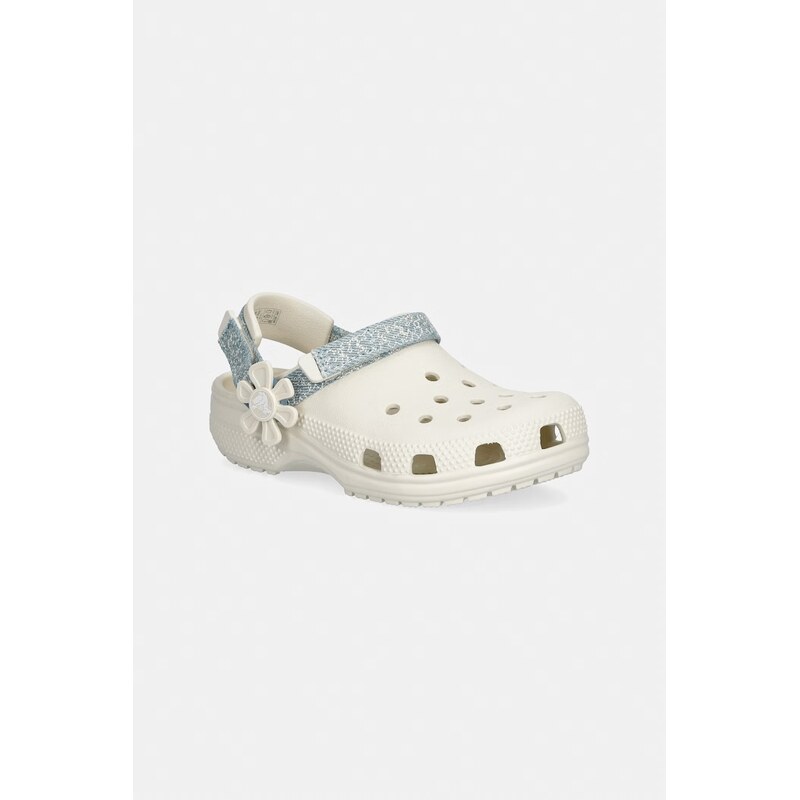 Crocs detské šľapky CLASSIC DNM FLWR ADJ BACKSTRAP CLOG K 68528733