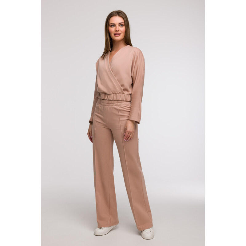 BeWear Dámske bavlnené nohavice | mokka B296 68659979