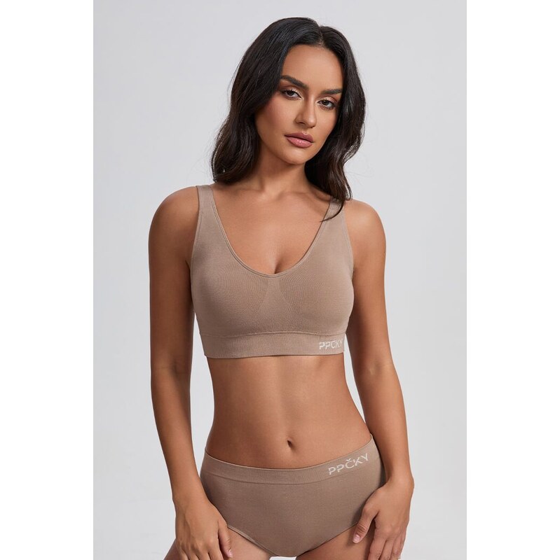 E-shop PPČKY SmoothLine Ticho holubice Popolavá Podprsenka - S