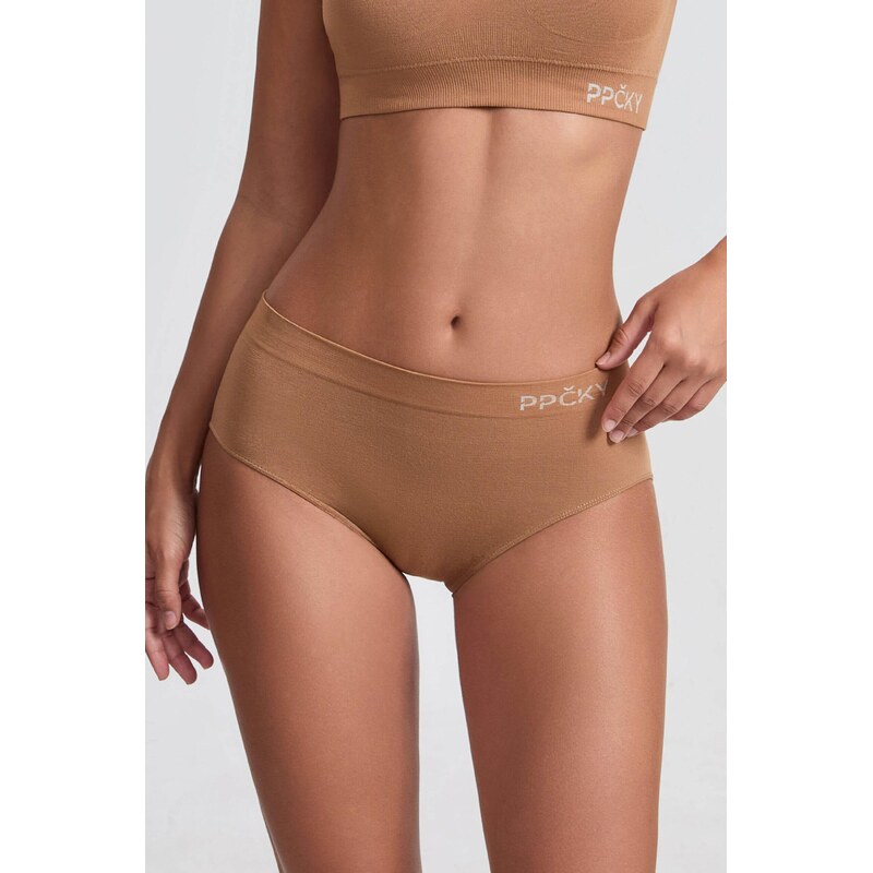 E-shop PPČKY SmoothLine Púštna búrka Piesková Full Brief - XS