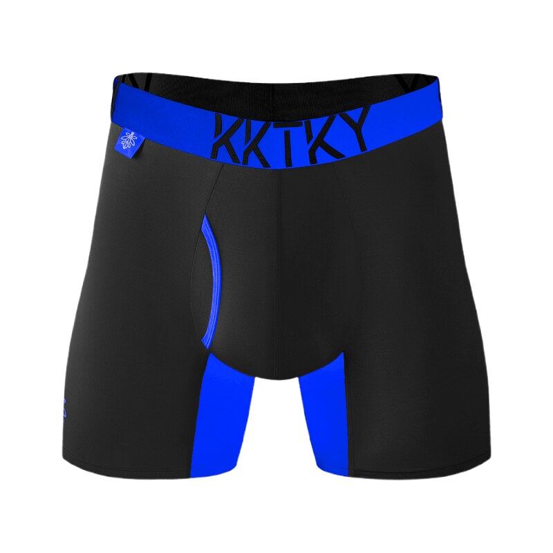 E-shop Pánske boxerky KKTKY Briefs Noemova vlna Neónová modrá - M