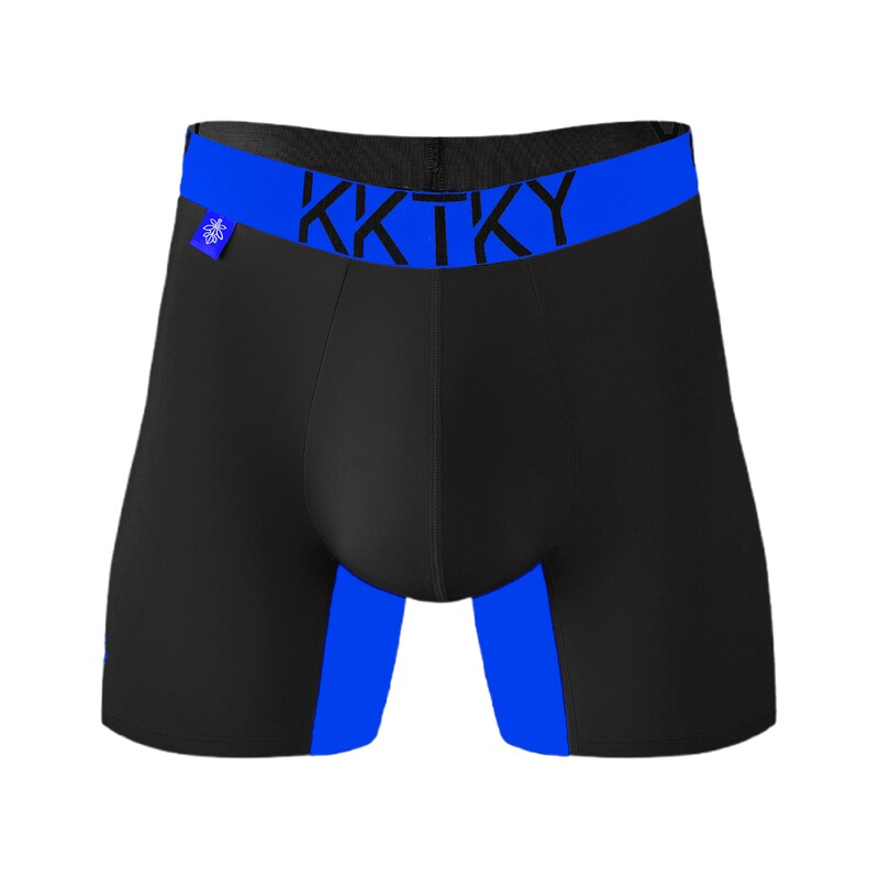 E-shop Pánske boxerky KKTKY Trunks Noemova vlna Neónová modrá - S