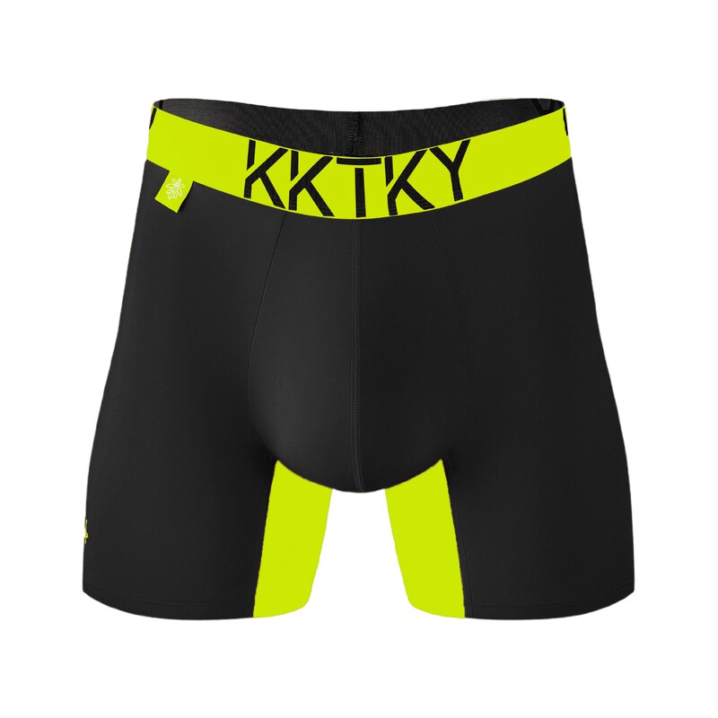 E-shop Pánske boxerky KKTKY Trunks Gabrielov lúč Neónová žltá - S