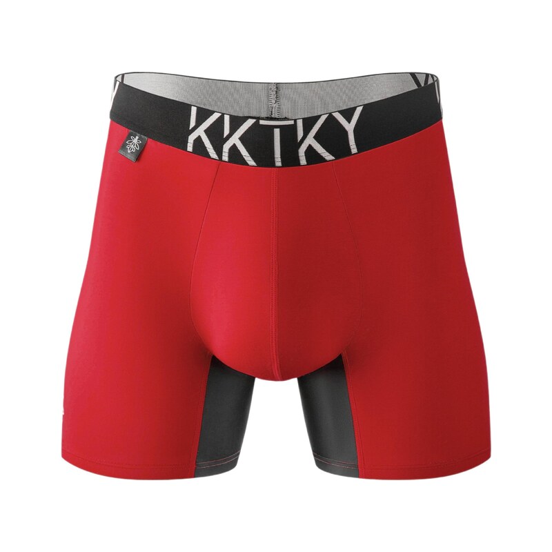 E-shop Pánske boxerky KKTKY Trunks Zakázané Ovocie Červené - S