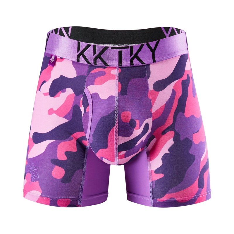 E-shop Pánske boxerky KKTKY Briefs Judášov bozk Maskáčové fialovoružové