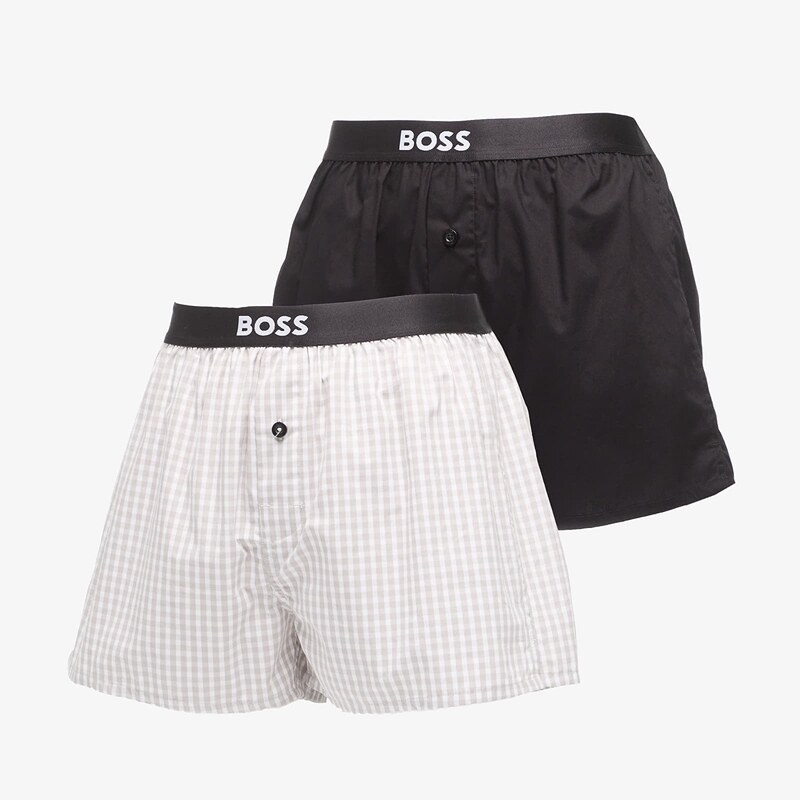 Boxerky Hugo Boss Pack Boxer Shorts Ew Light Grey XL 68674586