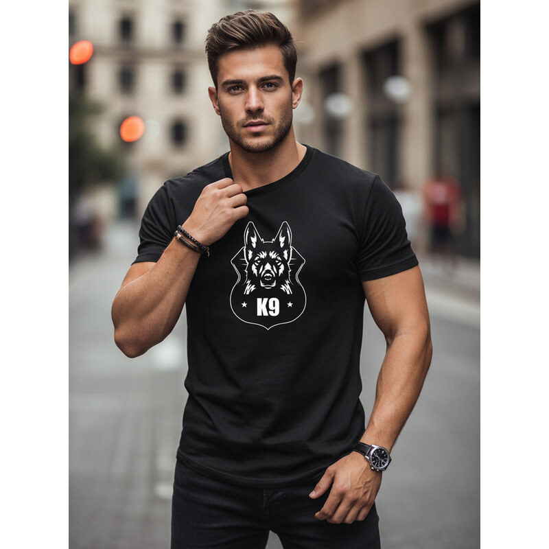 Dstreet Koszulka męska z nadrukiem K9 NX082R 69066128