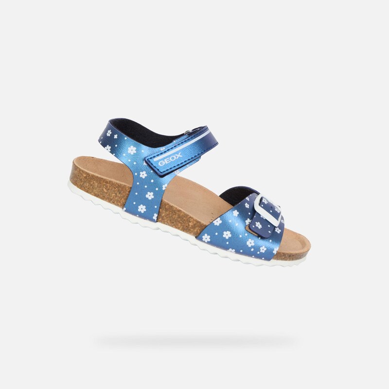 E-shop Modré dievčenské sandále Geox Adriel