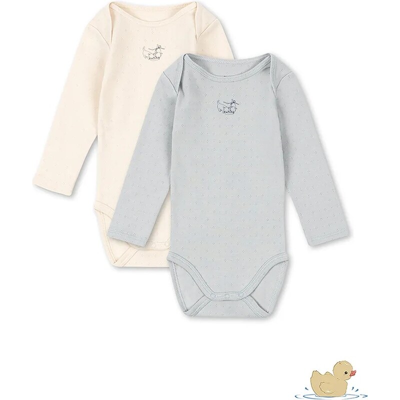 Fanga Fontana body dojčenské bavlnené PERLA 2 PACK LS BODY OCS 2-pak 68684622