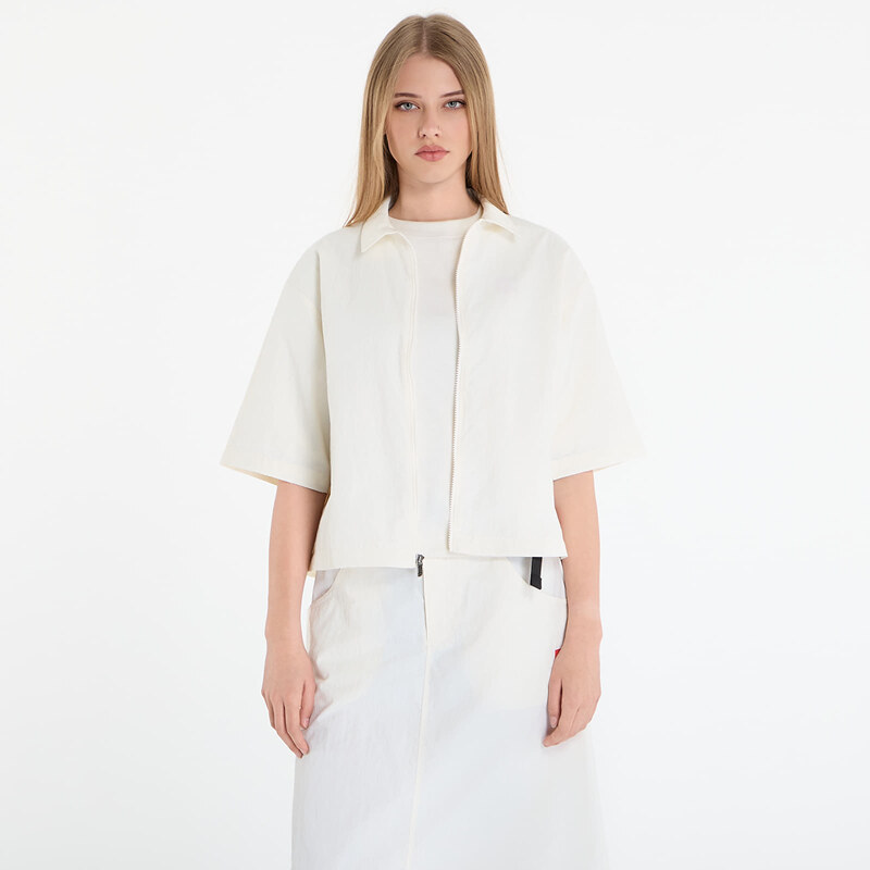 E-shop Košeľa The North Face Redbox Nylon S/S Shirt White Dune M