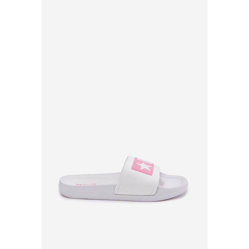 E-shop Big Star Shoes Dětské pantofle Big Star TT374A002 Bílomodré