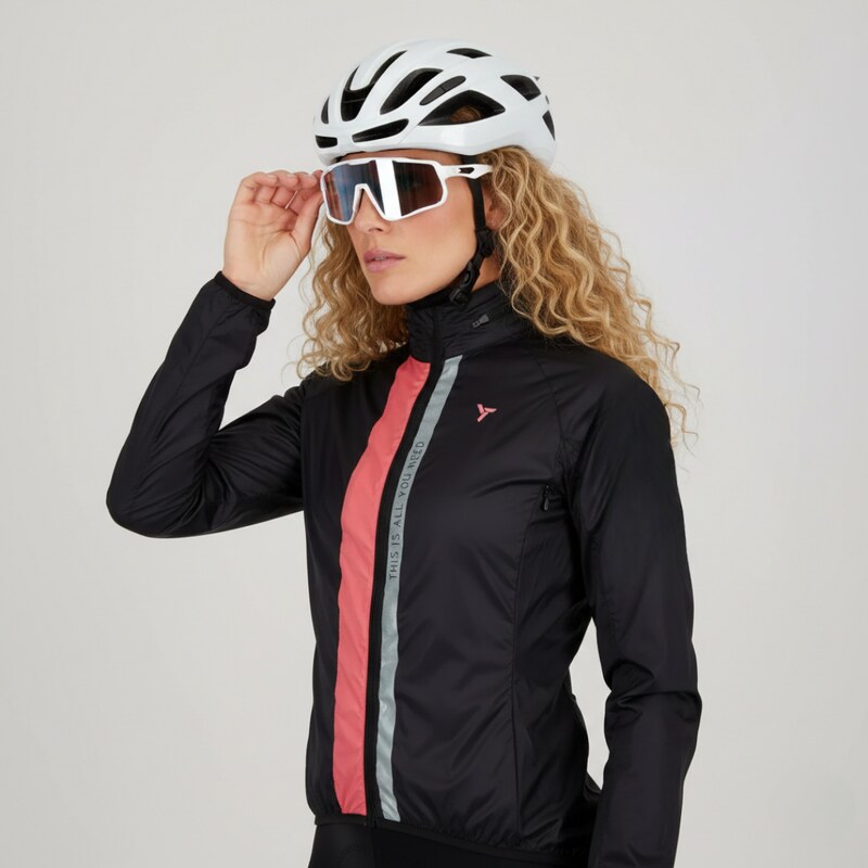 Dámska cyklistická bunda Silvini Gela čierna 63407372