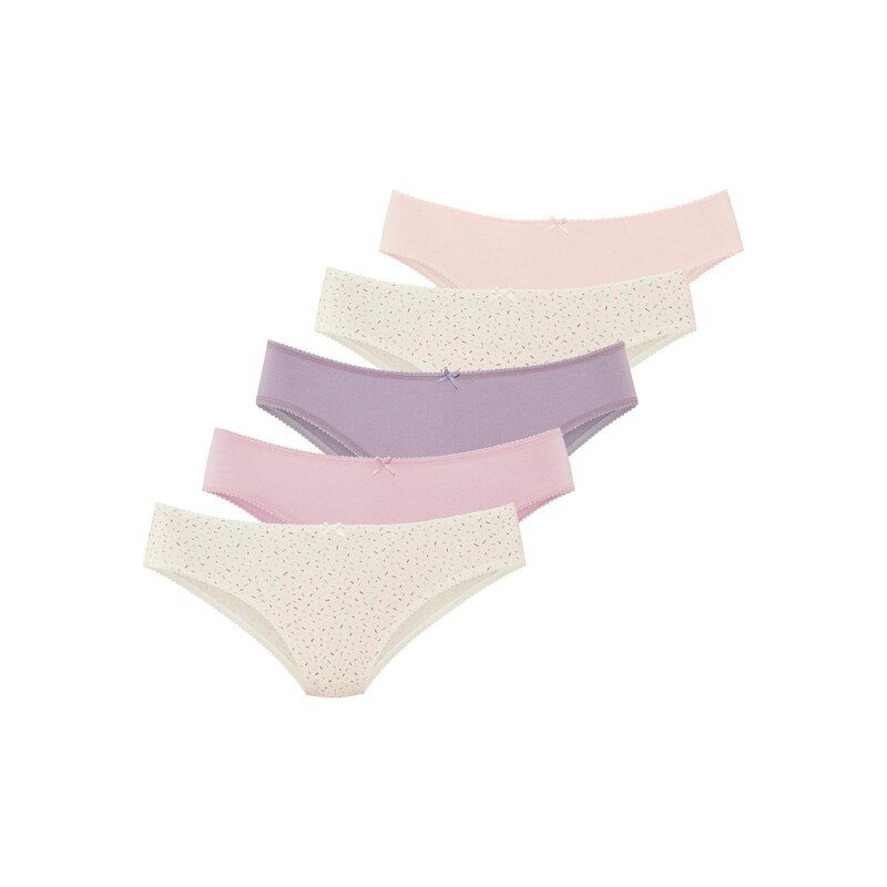 E-shop VIVANCE Nohavičky béžová / orgovánová / rosé / pastelovo ružová