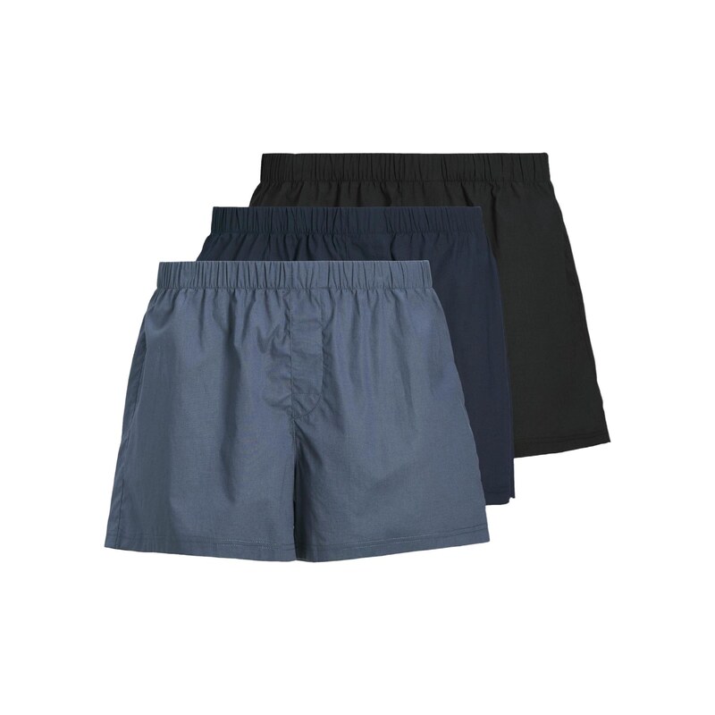JACK & JONES Boxerky Milano modrá / námornícka modrá / čierna 68687434