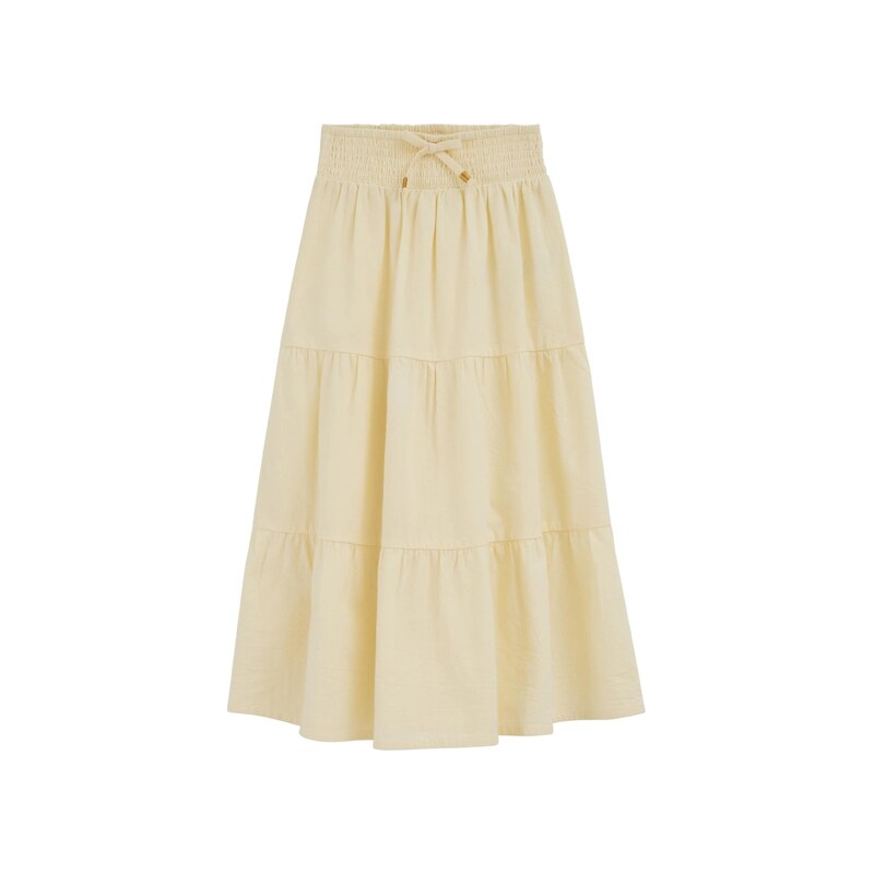 WE Fashion Sukňa svetložltá 68689718