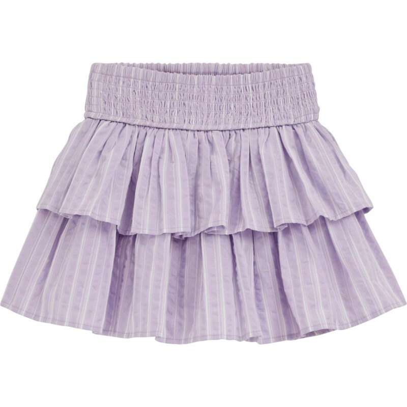 WE Fashion Sukňa fialová / biela 68689847
