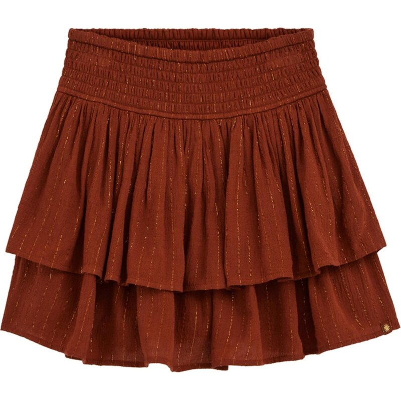 WE Fashion Sukňa zlatá / homárová 68689935