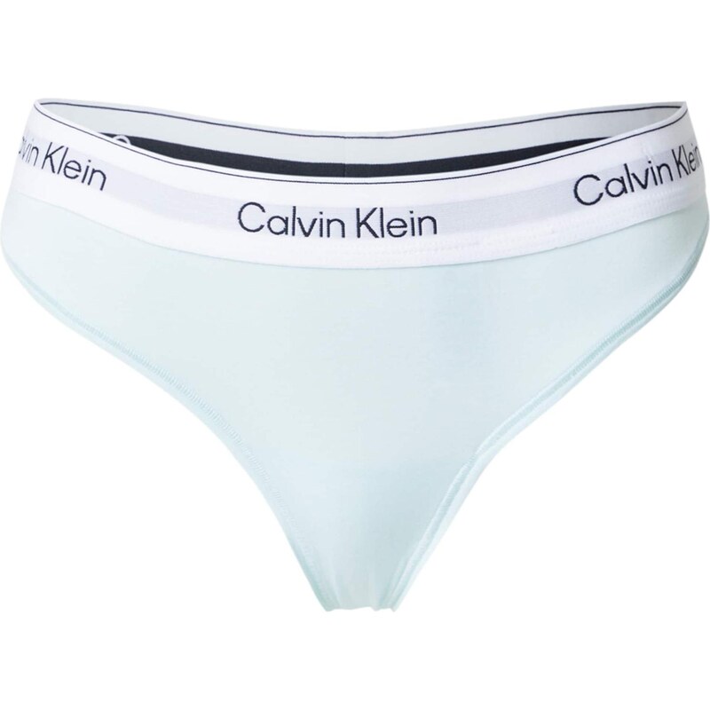 Calvin Klein Underwear Tangá mätová / biela 68690183