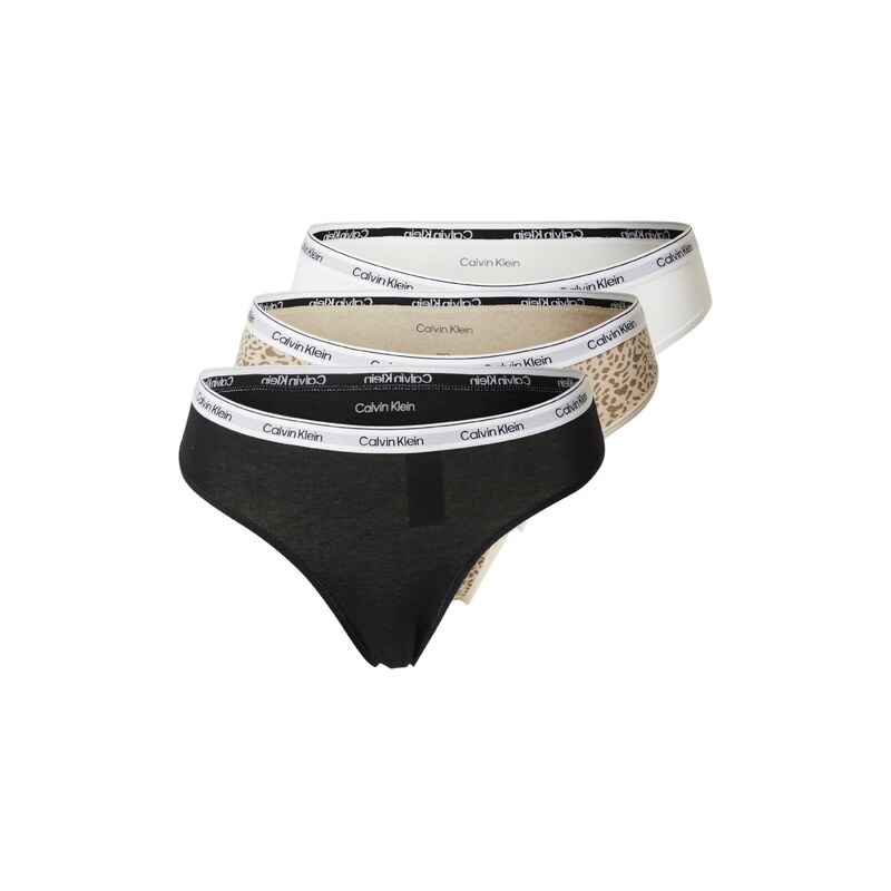 E-shop Calvin Klein Underwear Nohavičky svetlohnedá / tmavošedá /