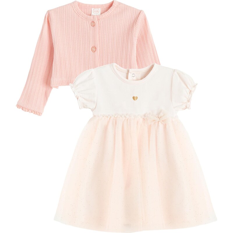 Cool Club Set rosé / staroružová / biela 68690596