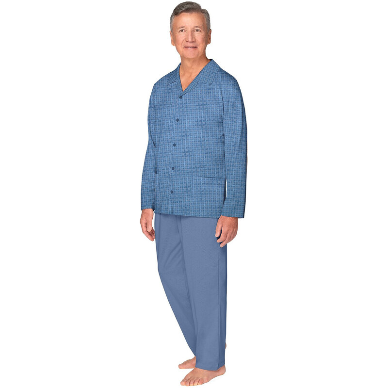 Pánske pyžamo Martel 403 Antoni III dĺžka/r 3XL-4XL pyžamo na zips 69421935