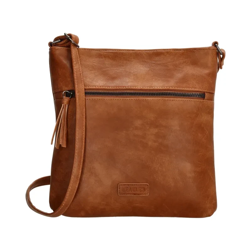 Beagles Hnedá prešívaná crossbody kabelka „Jenny” 68691624