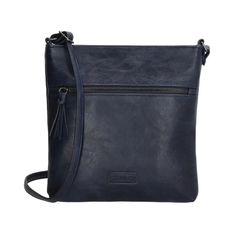 Beagles Tmavomodrá prešívaná crossbody kabelka „Jenny” 68691627
