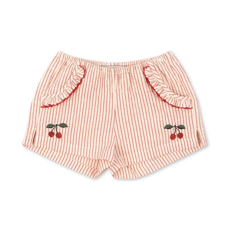 Konges Sløjd šortky detské bavlnené ELLIE FRILL SHORTS GOTS 68693380