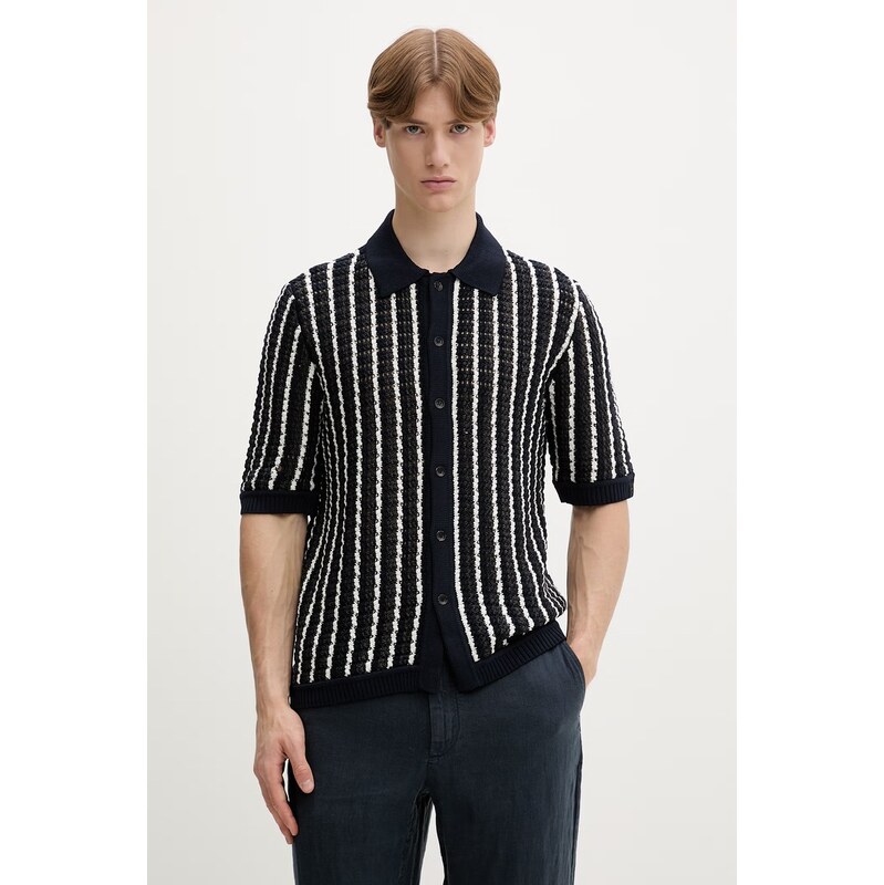 Rag & Bone sveter s krátkym rukávom pánsky bavlnený 68695486