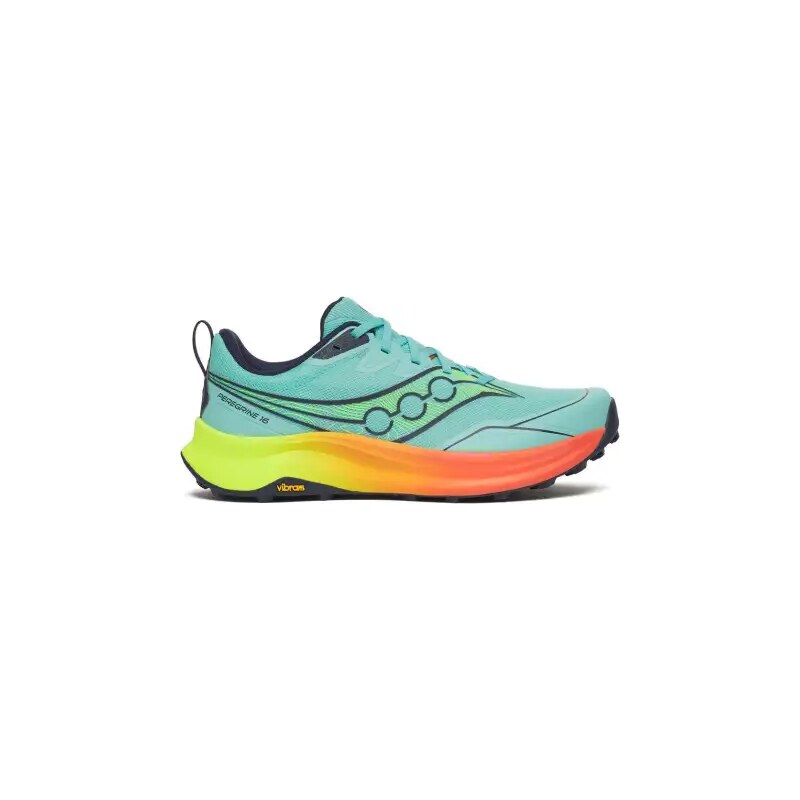 E-shop Saucony Peregrine 16 pánska bežecká obuv Splash/Citron vel. 42,5