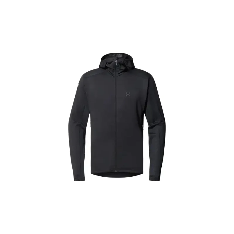 E-shop Haglöfs L.I.M Mid Multi Hood pánska mikina True Black vel. M