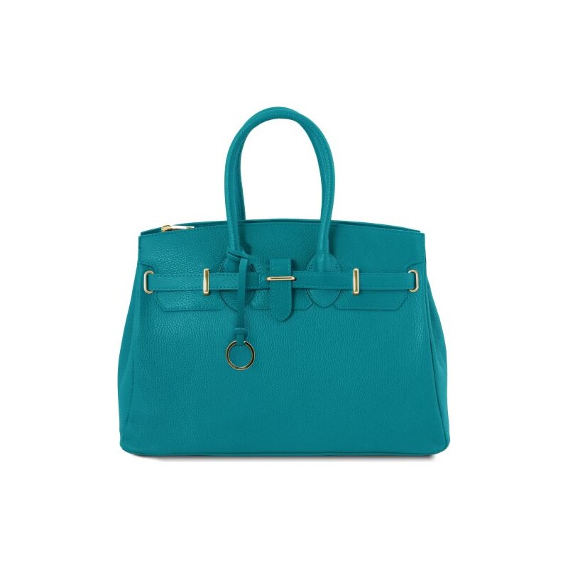 Kožená kabelka so zlatým kovaním TL Bag Tuscany Leather 68699676