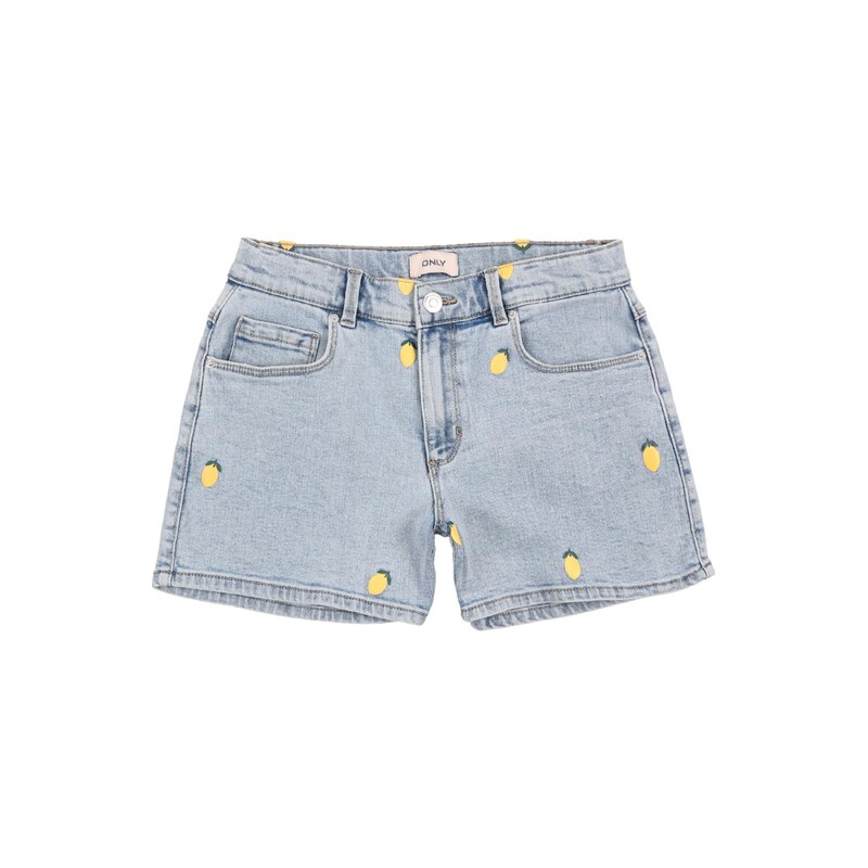 ONLY GIRLS Džínsy KOGBLAIR modrá denim / žltá 68702121