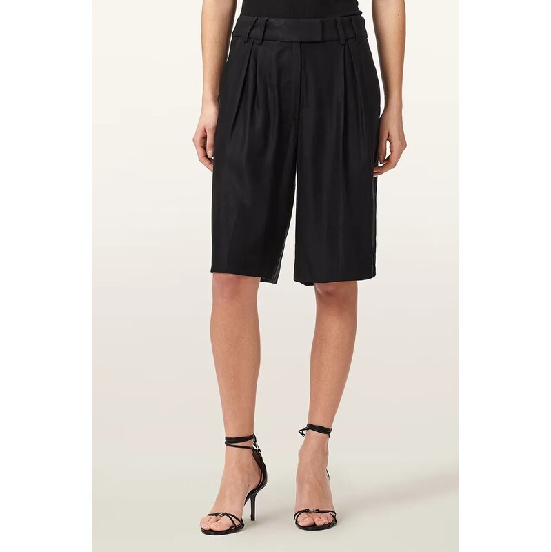 AllSaints šortky dámske s ľanom CHARLEY 68703023