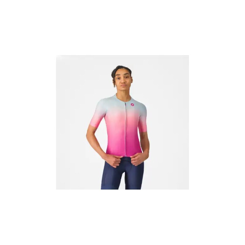 E-shop Castelli UPF W dámsky dres Winter Sky/Violet Pink vel. M