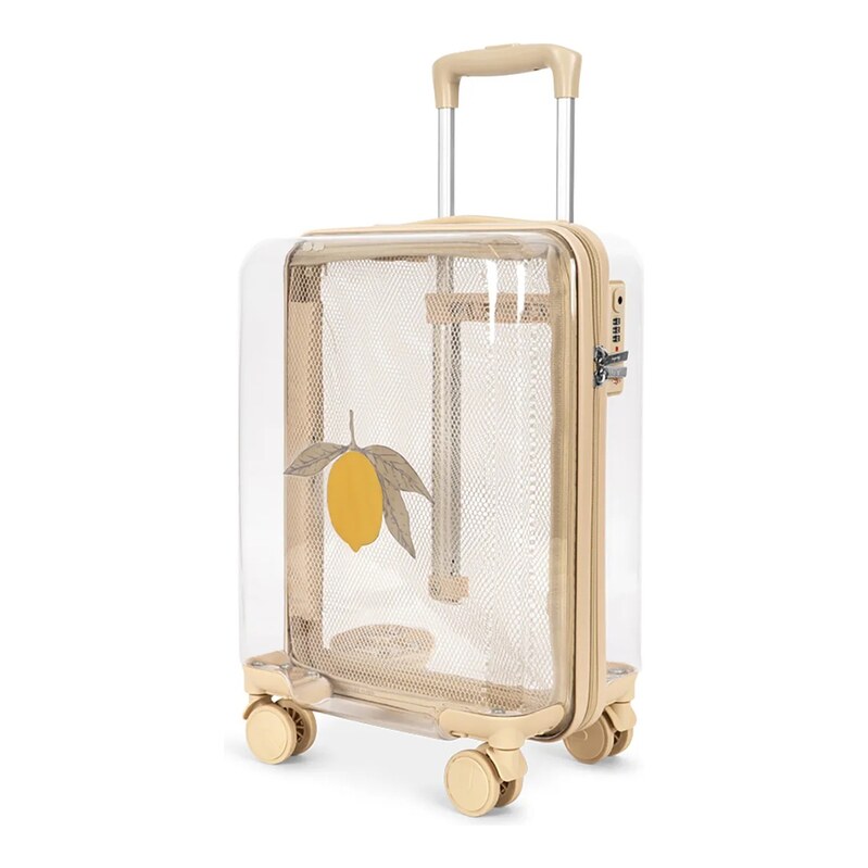 E-shop Konges Sløjd kufor TRANSPARENT TRAVEL SUITCASE