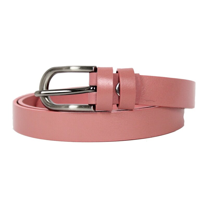E-shop Penny Belts Dámsky kožený opasok 2186-503 ružový