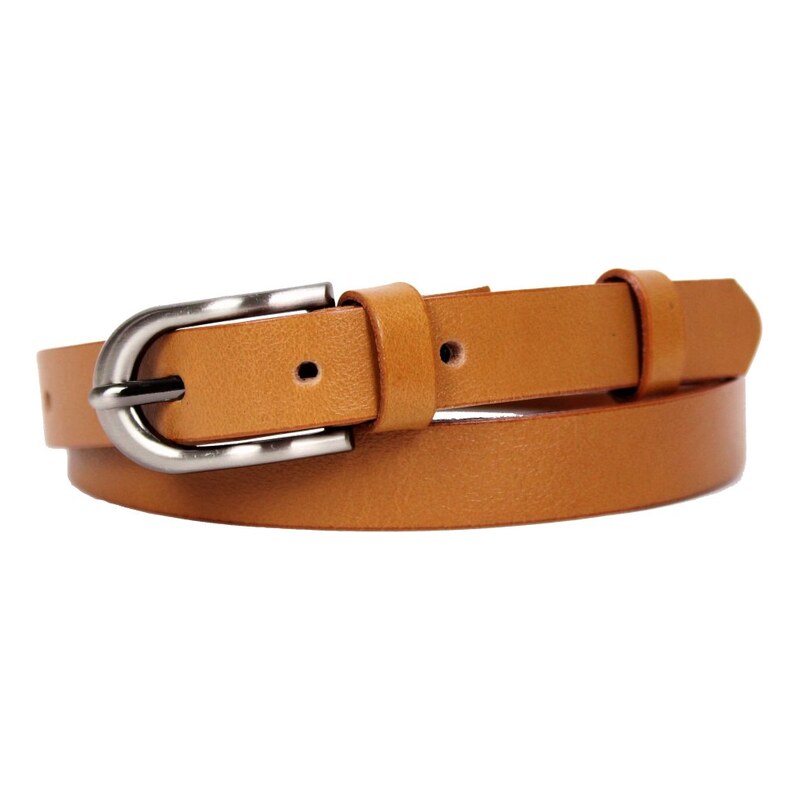 E-shop Penny Belts Dámsky kožený opasok 2186-33 pieskový