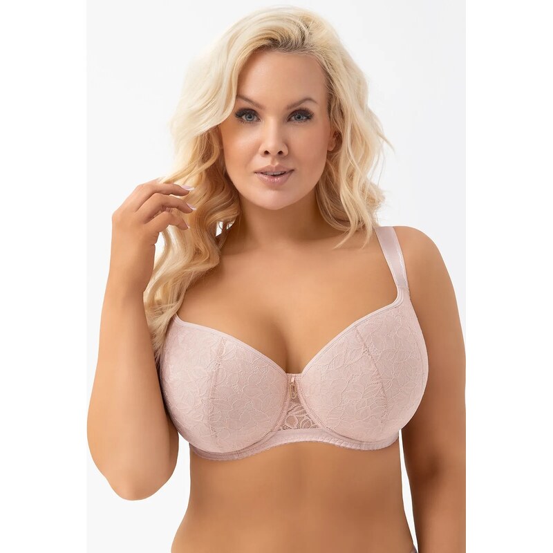 Balkonetová podprsenka Gorsenia G009 Daria Beige vystužená 68707527