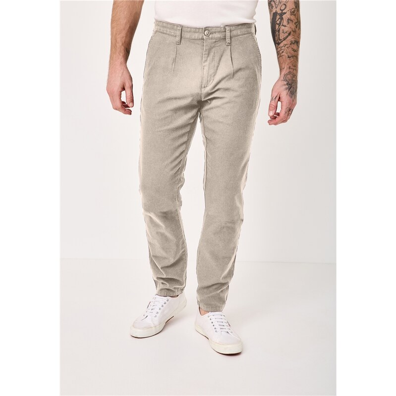 Pánske bavlnené nohavice s ľanom REDPOINT regular fit 68708662