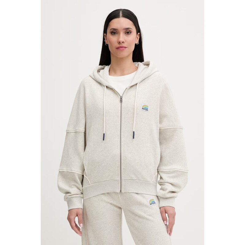 Rip Curl mikina na zips dámska bavlnená SURF SIDE 68711703