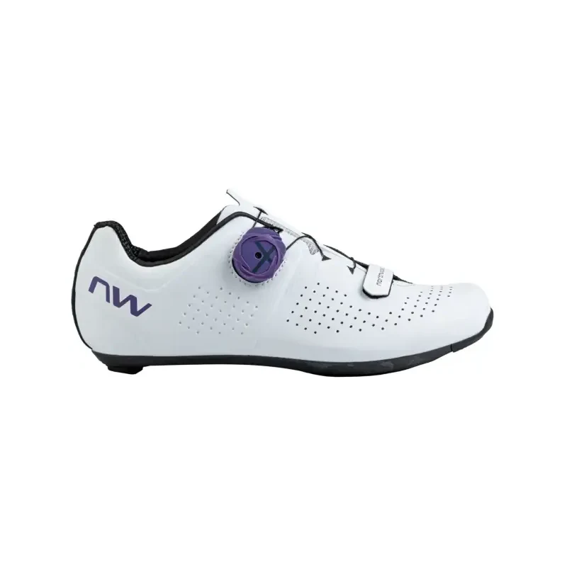 Northwave Storm Carbon dámske cestné tretry White/Dark Purple vel. 40 68712118