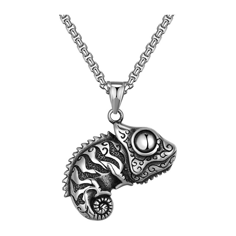 E-shop Impress Jewelry Prívesok z chirurgickej ocele Chameleon Lizard